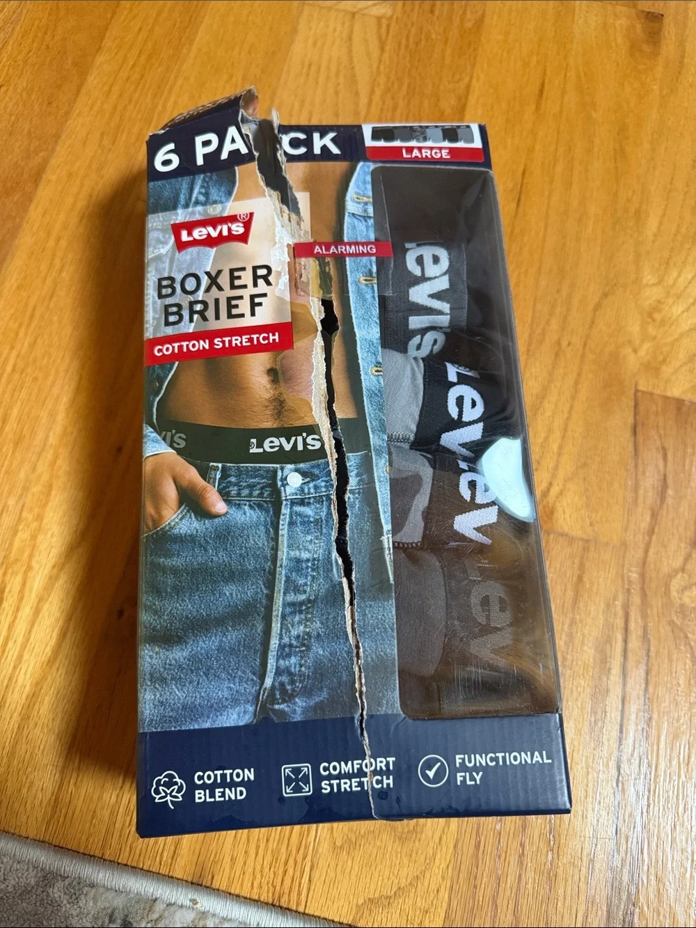 Levi's Black Boxer Briefs Pack with Branded Waistband - 5 pack